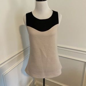 Express Sleeveless Quilted/Mesh Top